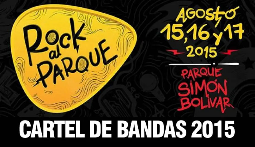 Aquí el cartel completo de las bandas que participaran en Rock al Parque 2015