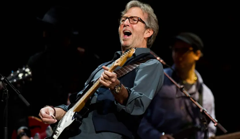 Eric Clapton conmemora sus 70 años con la proyección de un concierto en cines Eric Clapton conmemora sus 70 años con la proyección de un concierto en cines