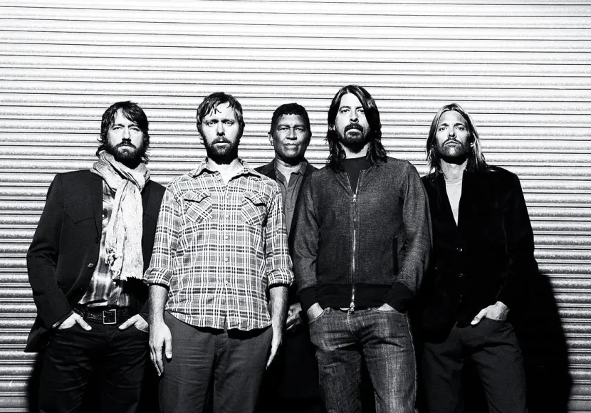 Foo Fighters en Colombia En fotografia Dave Grohl y la banda Foo Fighters