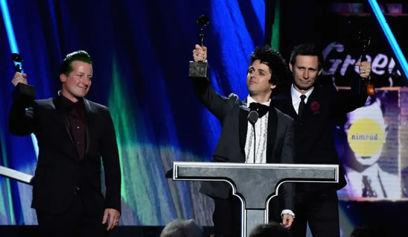 Green Day en su inducción al Salon de la Fama del Rock N Roll (Foto:Telemundo51) Green Day en su inducción al Salon de la Fama del Rock N Roll (Foto:Telemundo51)