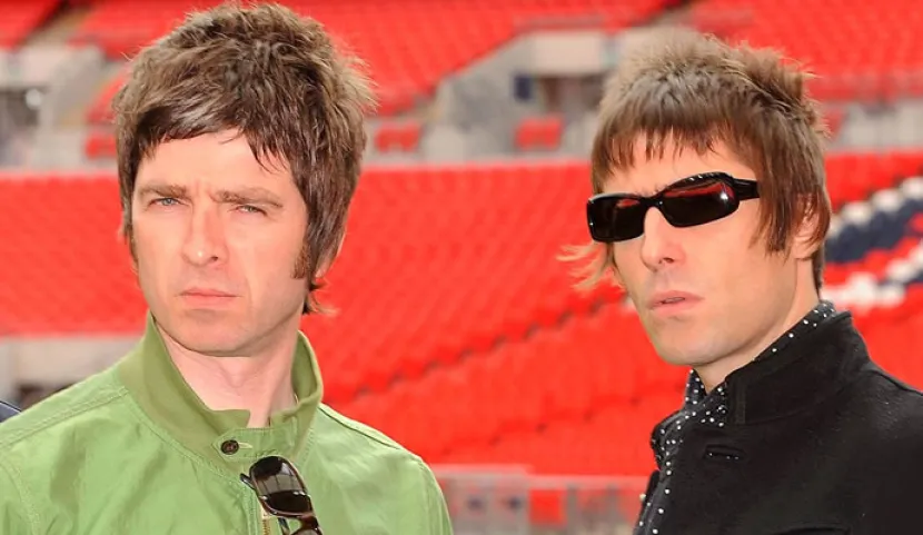 Noel y Liam Gallagher de Oasis Noel y Liam Gallagher de Oasis