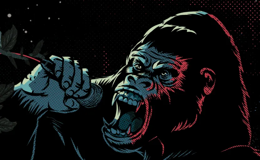 Un gorila es el protagonista en el nuevo afiche de Rock al Parque 2019