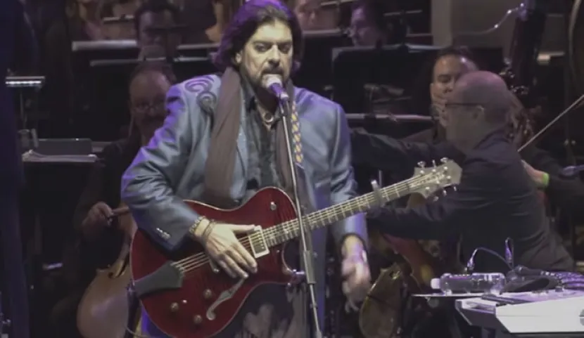 Alan Parsons en su concierto grabado en Medellín