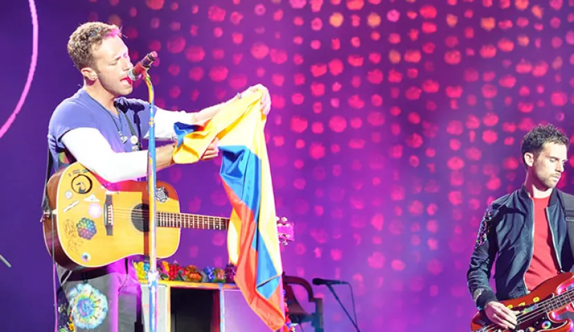 Coldplay en Bogotá - Foto: David Martin Coldplay en Bogotá - Foto: David Martin