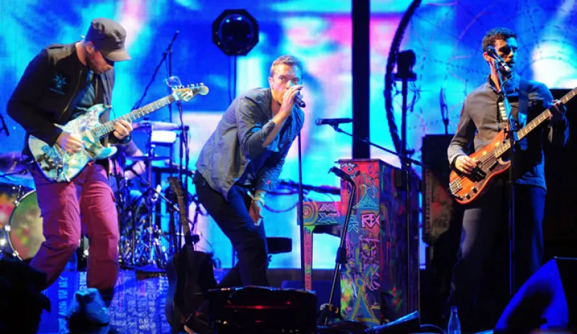Fotografía concierto de Coldplay en Argentina