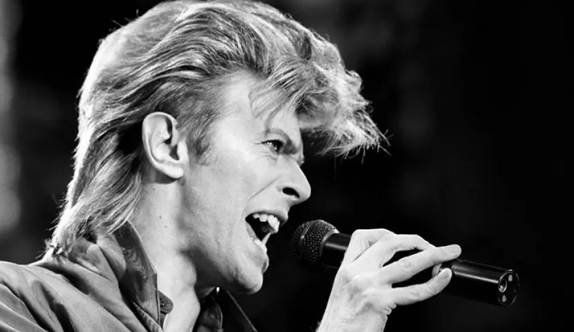 David Bowie el 19 de junio de 1987. Foto: AP