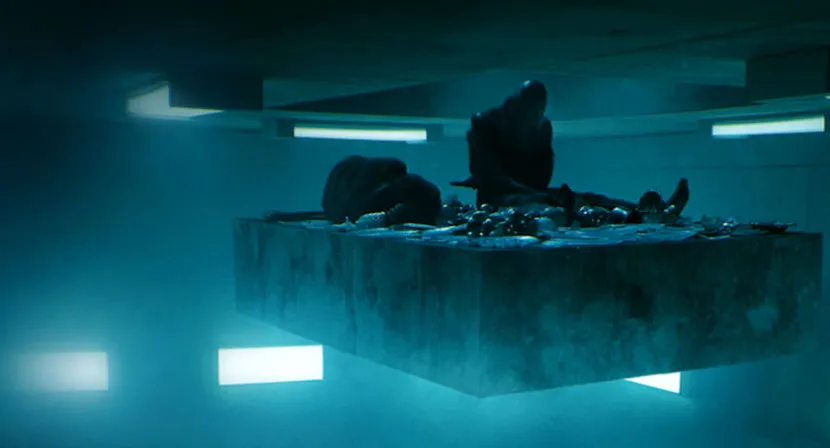 Captura de imagen de la película "El Hoyo" Captura de imagen de la película "El Hoyo"