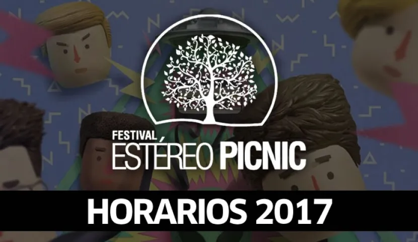 Horarios del festival Estéreo Picnic 2017 Horarios del festival Estéreo Picnic 2017