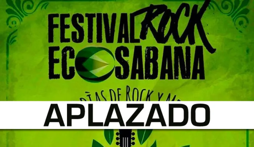 Se aplaza la primera edición del Festival Rock Eco Sabana