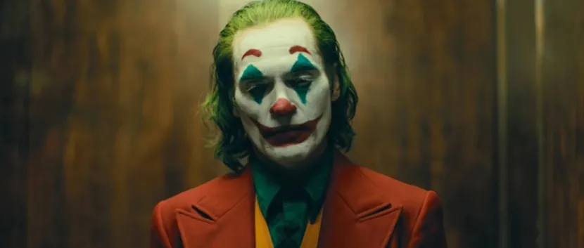 Joaquín Phoenix (el Guasón) Guasón en escena de la pelicula