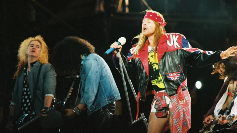 Guns N' Roses durante el Use Your Illusion Tour