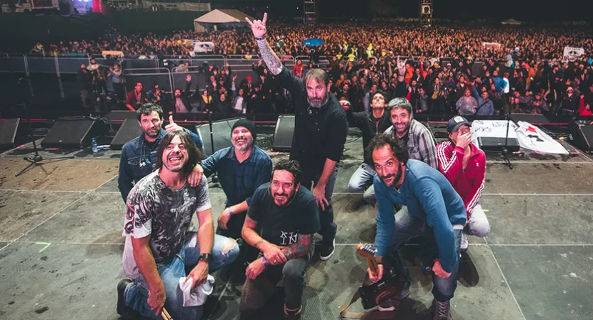 La Vela Puerca en el escenario de Rock al Parque 2019 Ph. Mathew Valvuena La Vela Puerca en el escenario de Rock al Parque 2019 Ph. Mathew Valvuena