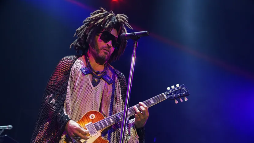 Lenny Kravitz en su concierto en Bogotá. Foto oficial Flora Entretenimiento