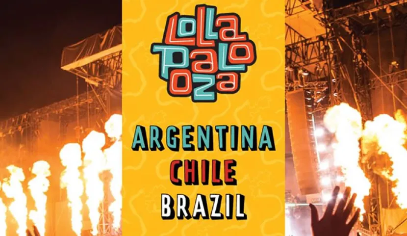 del 25 de marzo al 2 de abril se realizará Lollapalooza en latinoamérica