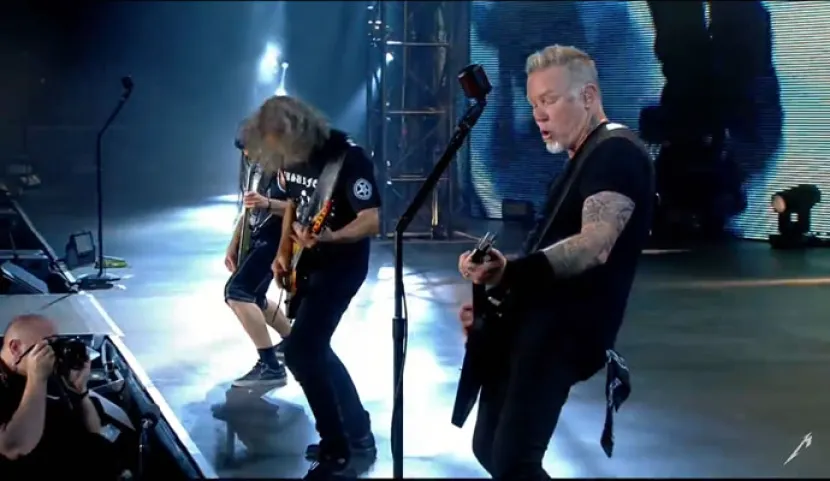 Metallica en vivo el 20 de agosto en Minneapolis - Captura YouTube Metallica en vivo el 20 de agosto en Minneapolis - Captura YouTube
