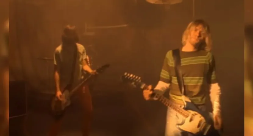 Captura de video de Smells Like Teen Spirit de Nirvana