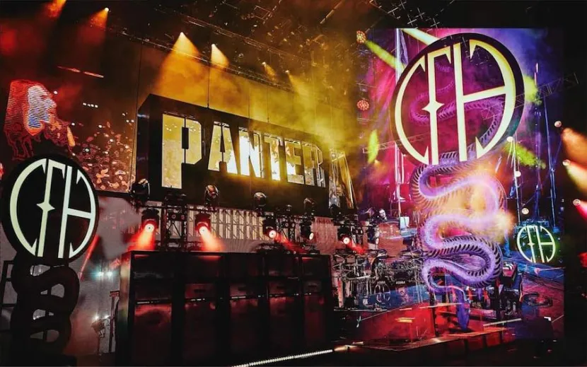 Escenario del nuevo show de Pantera. PH. Facebook Pantera Escenario del nuevo show de Pantera. PH. Facebook Pantera