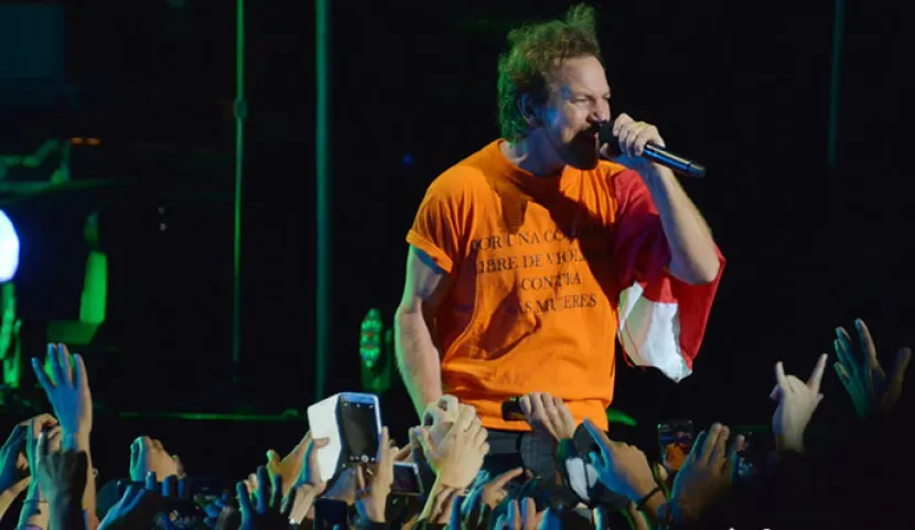 Pearl Jam en Bogota. Foto: Felipe Rocha