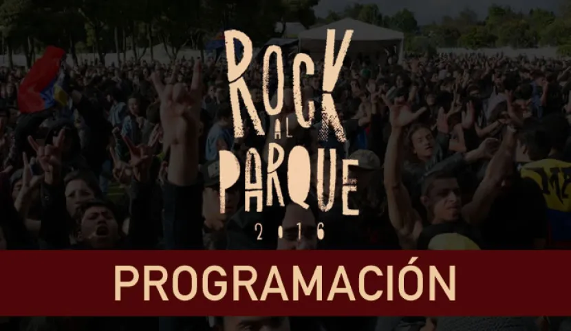 Programación General Rock Al Parque 2016