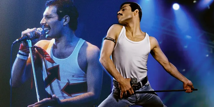 Rami Malek en su interpretación de Bohemian Rhapsody