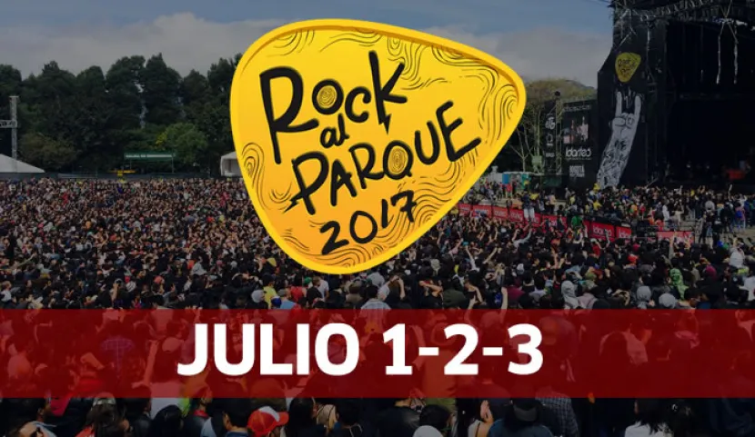 Rock al Parque se realizará del 1 al 3 de julio de 2017 Rock al Parque se realizará del 1 al 3 de julio de 2017