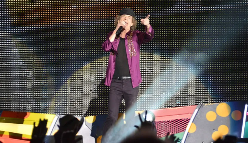 Mick Jagger durante su concierto en Cuba. Foto: Felipe Rocha - Orbitarock.com