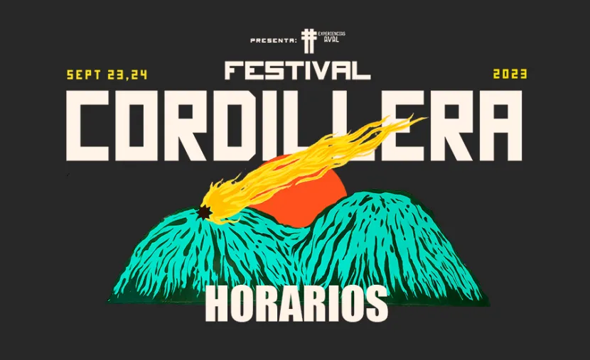 Horarios Festival Cordillera 2023 Horarios Festival Cordillera 2023
