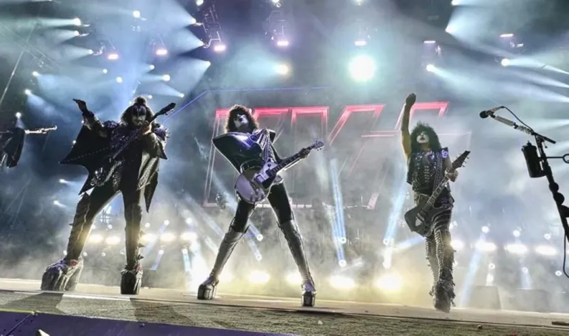 Kiss en su show de despedida. Tomado de Kissonline.com Kiss en su show de despedida. Tomado de Kissonline.com