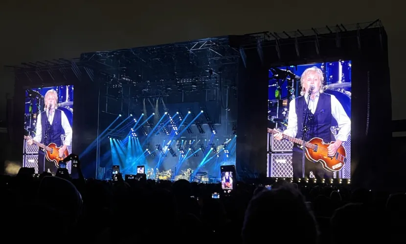 Paul McCartney en su concierto en Bogotá