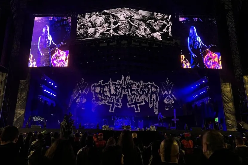Belphegor en su show en Rock al Parque 2025 Belphegor en su show en Rock al Parque 2025