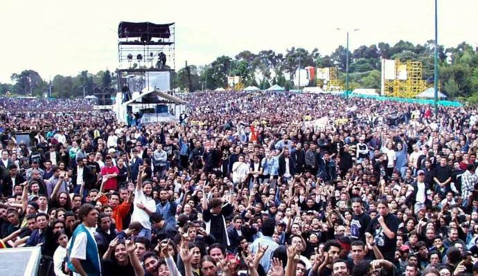 Parque Simón Bolívar en el concierto de Metallica de 1999 - Ph. Niclas Swanlund - Metallica