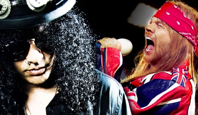 Slash y Axl Rose durante el use Your Illusion World Tour Slash y Axl Rose durante el use Your Illusion World Tour