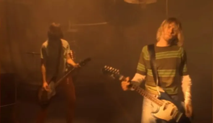 Captura de video de Smells Like Teen Spirit de Nirvana